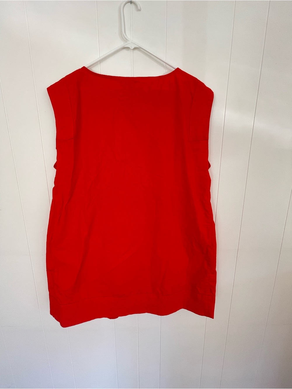 Banana Republic Orange Cotton Poplin Drawstring Mini Dress Size XL - Picture 5 of 9